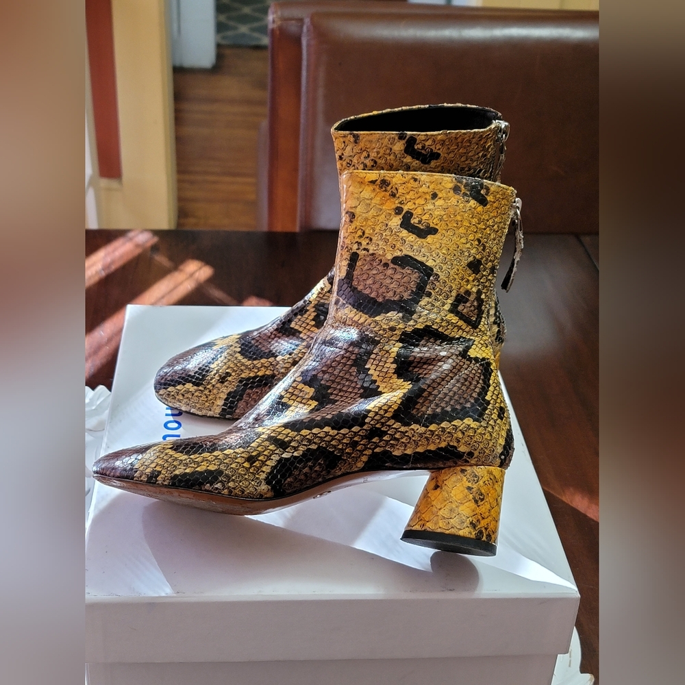 Proenza Schouler Glove Bootie, Size 8, In Python